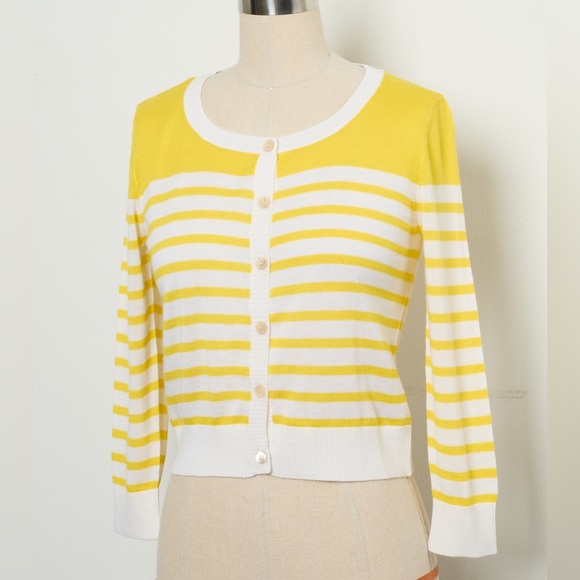 Three-Quarter Sleeve Open-Front Cropped Cardigan 100% Cashmere[NEW] - Picture 2 of 7